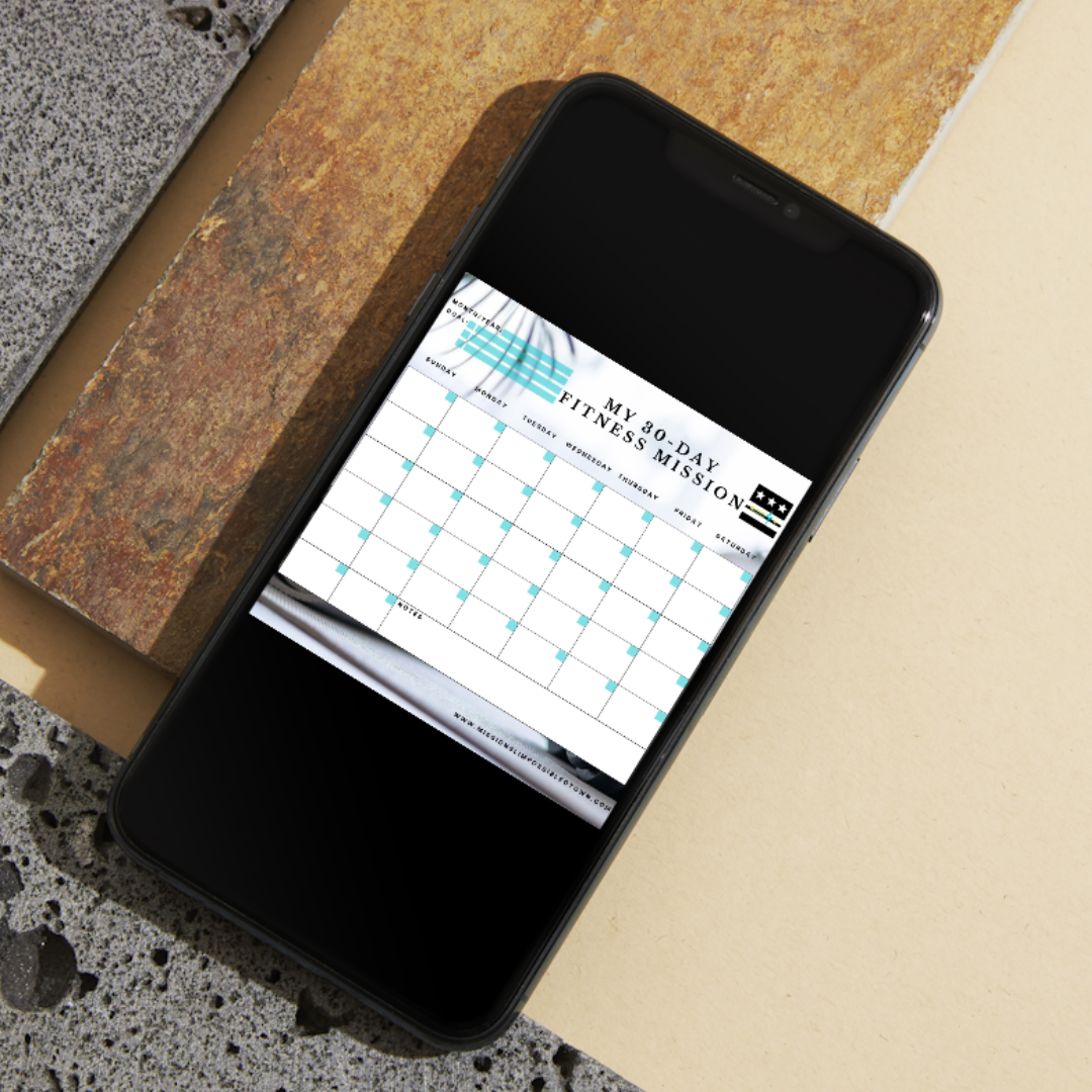 Digital 30 Day Fitness Calendar/Tracker