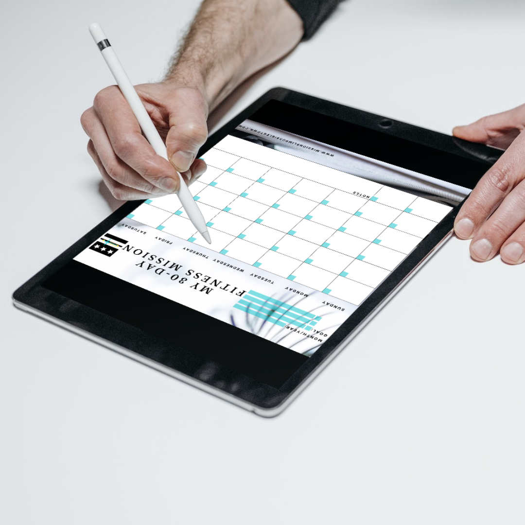 Digital 30 Day Fitness Calendar/Tracker