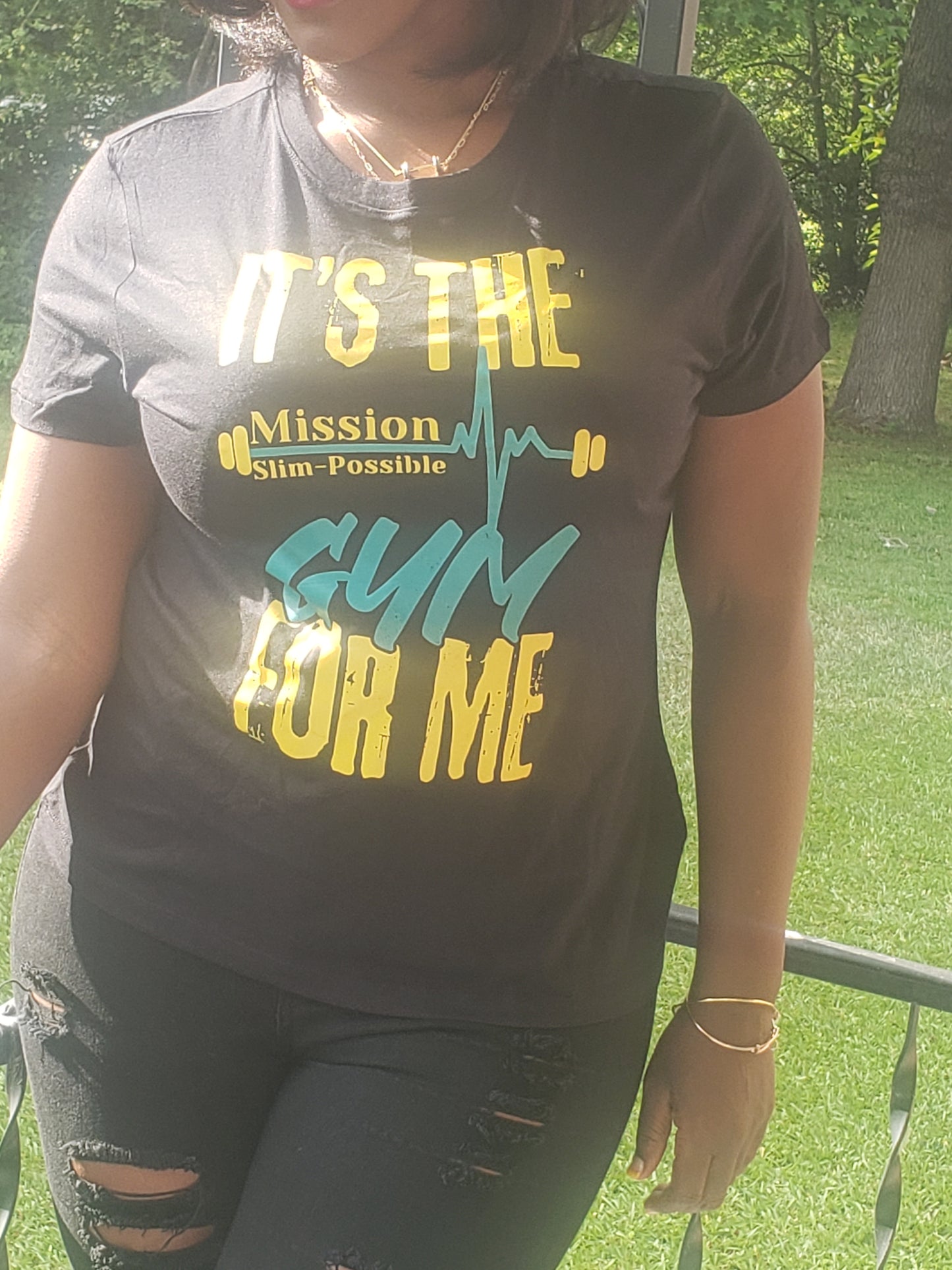 Mission Slim-Possible Gym T-Shirts- Unisex Sizing